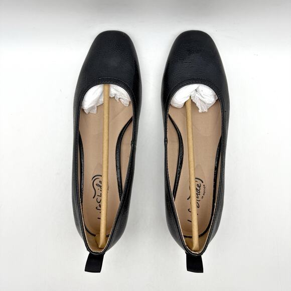 LifeStride Womens Cameo Heeled Flats US 6.5 M EU 36.5 Black Slip On NIB - Picture 10 of 12